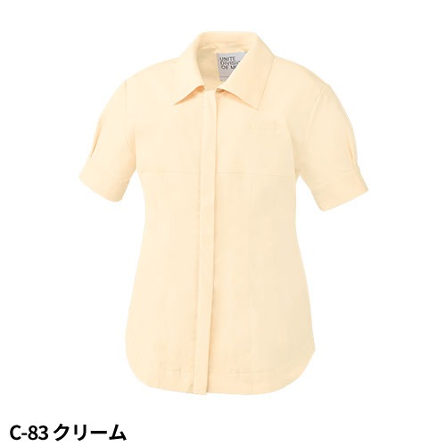 ファスナースクラブ 半袖 白衣 DOM-0025 レディース 女性用 unite ユナイト チトセ 医師 医者 看護師 ナース ナース服 研修医 医療 人気 手術衣 ジップスクラブ 前開き 制服 ユニフォーム 病院 動物病院 介護 可愛い かわいい おしゃれ 動きやすい