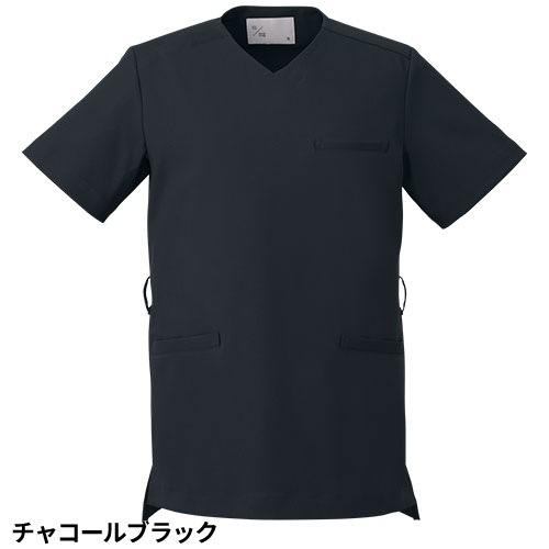 [ 特別価格 ]スクラブ 白衣 ユニセックス 住商モンブラン uka 半袖 UM502 メンズ レディース 男女兼用 医療 制服 ユニフォーム 看護師 ナース 病院 エステ 美容 歯医者 サロン ファスナー おしゃれ かわいい ウカ きれい 透けにくい 動きやすい 人気 おすすめ