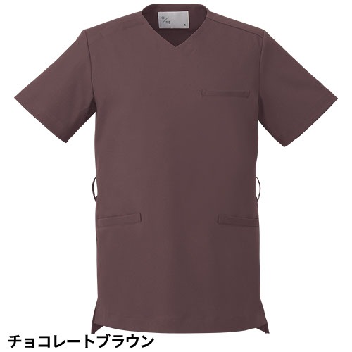 [ 特別価格 ]スクラブ 白衣 ユニセックス 住商モンブラン uka 半袖 UM502 メンズ レディース 男女兼用 医療 制服 ユニフォーム 看護師 ナース 病院 エステ 美容 歯医者 サロン ファスナー おしゃれ かわいい ウカ きれい 透けにくい 動きやすい 人気 おすすめ