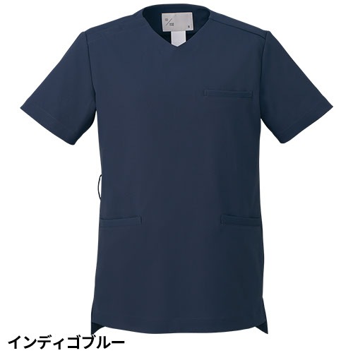 [ 特別価格 ]スクラブ 白衣 ユニセックス 住商モンブラン uka 半袖 UM502 メンズ レディース 男女兼用 医療 制服 ユニフォーム 看護師 ナース 病院 エステ 美容 歯医者 サロン ファスナー おしゃれ かわいい ウカ きれい 透けにくい 動きやすい 人気 おすすめ