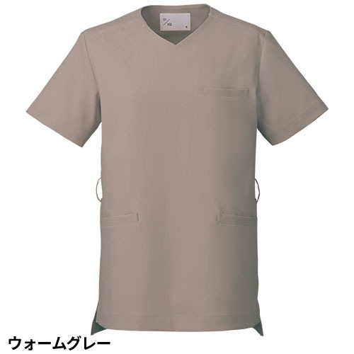 [ 特別価格 ]スクラブ 白衣 ユニセックス 住商モンブラン uka 半袖 UM502 メンズ レディース 男女兼用 医療 制服 ユニフォーム 看護師 ナース 病院 エステ 美容 歯医者 サロン ファスナー おしゃれ かわいい ウカ きれい 透けにくい 動きやすい 人気 おすすめ