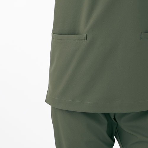 [ 特別価格 ]スクラブ 白衣 ユニセックス 住商モンブラン uka 半袖 UM502 メンズ レディース 男女兼用 医療 制服 ユニフォーム 看護師 ナース 病院 エステ 美容 歯医者 サロン ファスナー おしゃれ かわいい ウカ きれい 透けにくい 動きやすい 人気 おすすめ