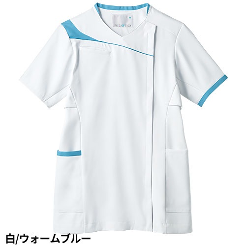 スクラブ 白衣 レディース 女性用 住商モンブラン スクラブ レディス 半袖 MS354-0104 -0109 -0192 -0549 -0940 -4042 -4240 -4340 -4905 医療 制服 ユニフォーム 医者 医師 看護師 ナース 病院 おしゃれ かわいい 可愛い かっこいい
