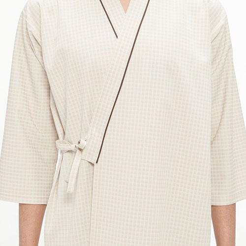 患者衣 ゆかた型 検診衣 ナガイレーベン FG-1510 病衣 入院着 患者着 半袖 メンズ レディース 浴衣 浴衣式 検査 検診 健康診断 入院 患者 院内着 病院 介護 おしゃれ かわいい 可愛い かっこいい おすすめ 形態安定 丈夫