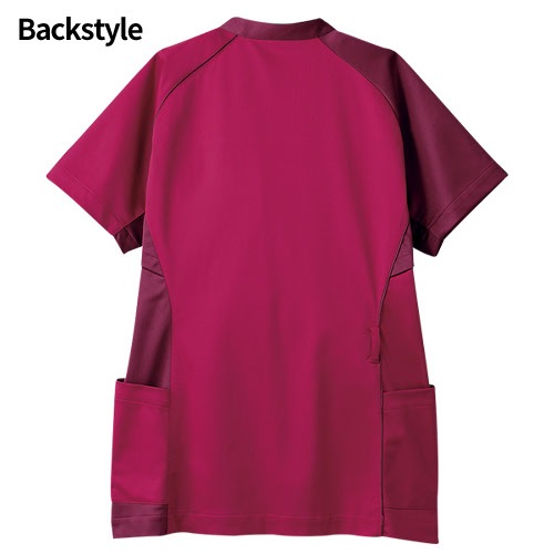 スクラブ 白衣 レディース 女性用 住商モンブラン スクラブ レディス 半袖 MS355-39、MS355-43、MS355-88 医療 制服 ユニフォーム 医者 医師 看護師 ナース 病院 おしゃれ かわいい 可愛い医療用 前開き ファスナー クリニック