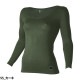 【メール便対応】レディース インナー コンプレッション スクラブ アンダーシャツ 長袖 Uネック シャツ 811052 通年 オールシーズン 女性用 消臭 快適 吸汗 速乾 UVカット 医療 医者 医師 看護師 ナース 病院 おしゃれ かっこいい クリニック スポーツ ジム トレーニング ゴ