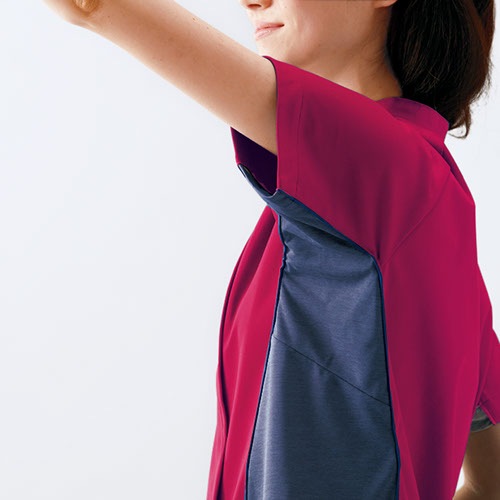 スクラブ 白衣 レディース 女性用 住商モンブラン スクラブ レディス 半袖 MS356-30 -49 -89 -90 医療 制服 ユニフォーム 医者 医師 看護師 ナース 病院 おしゃれ かわいい 可愛い かっこいい