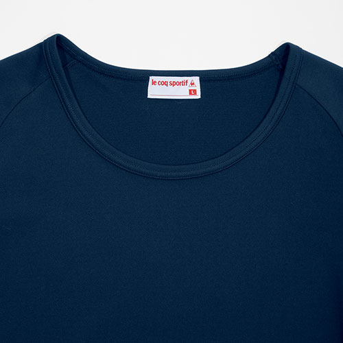 【メール便対応】ルコックスポルティフ 医療 白衣 ユニセックス インナーTシャツ UQM8006 ユニセックス 男女兼用 スクラブインナー アンダーシャツ インナー ナース服 7分袖 医療用 病院 クリニック 看護師 医者 医師 吸汗速乾 快適 UVカット 工業洗濯 冷房対策 おしゃれ か
