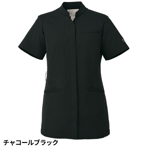 [ 特別価格 ]ケーシー 白衣 ジャケット レディース 女性用 住商モンブラン uka ジャケット 半袖 UM801 医療 制服 ユニフォーム 医者 医師 看護師 ナース 病院 エステ 美容 歯医者 サロン おしゃれ かわいい 可愛い 医療用 ウカ きれい 透けにくい 動きやすい 人気 おすすめ
