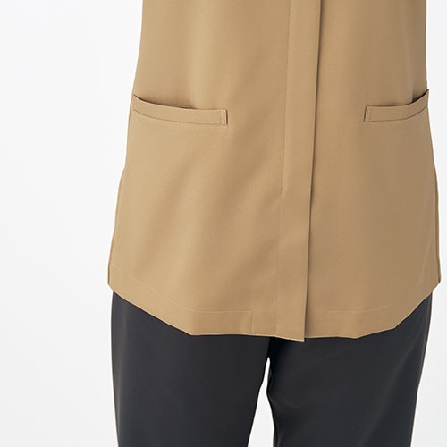 [ 特別価格 ]ケーシー 白衣 ジャケット レディース 女性用 住商モンブラン uka ジャケット 半袖 UM801 医療 制服 ユニフォーム 医者 医師 看護師 ナース 病院 エステ 美容 歯医者 サロン おしゃれ かわいい 可愛い 医療用 ウカ きれい 透けにくい 動きやすい 人気 おすすめ