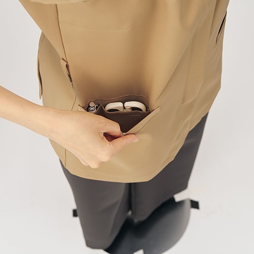 [ 特別価格 ]ケーシー 白衣 ジャケット レディース 女性用 住商モンブラン uka ジャケット 半袖 UM801 医療 制服 ユニフォーム 医者 医師 看護師 ナース 病院 エステ 美容 歯医者 サロン おしゃれ かわいい 可愛い 医療用 ウカ きれい 透けにくい 動きやすい 人気 おすすめ