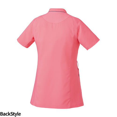 ジャケット 白衣 ケーシー MZ-0217 医療 ミズノ MIZUNO レディース 女性用 半袖 医師 医者 女医 看護師 ナース 医療用 病院 整体 人気 上衣 医務衣 診察衣 制電 ストレッチ 伸縮性 可愛い かわいい おしゃれ おすすめ 通販