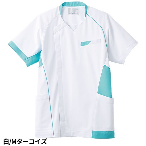 スクラブ 白衣 メンズ レディース 男女兼用 ユニセックス 住商モンブラン スクラブ 兼用 半袖 MS401-0132 -0173 -0183 -3283 -6183 -7273 -8322 -8373 医療 制服 ユニフォーム 医者 医師 看護師 ナース 病院 おしゃれ かわいい 可愛い かっこいい