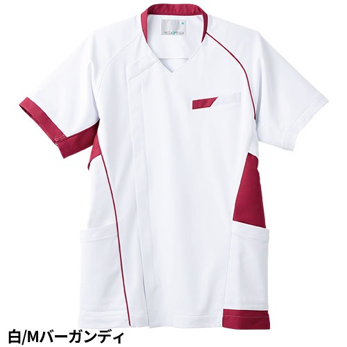 スクラブ 白衣 メンズ レディース 男女兼用 ユニセックス 住商モンブラン スクラブ 兼用 半袖 MS401-0132 -0173 -0183 -3283 -6183 -7273 -8322 -8373 医療 制服 ユニフォーム 医者 医師 看護師 ナース 病院 おしゃれ かわいい 可愛い かっこいい