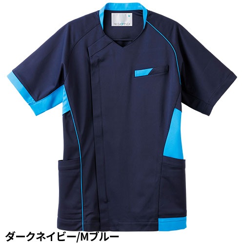 スクラブ 白衣 メンズ レディース 男女兼用 ユニセックス 住商モンブラン スクラブ 兼用 半袖 MS401-0132 -0173 -0183 -3283 -6183 -7273 -8322 -8373 医療 制服 ユニフォーム 医者 医師 看護師 ナース 病院 おしゃれ かわいい 可愛い かっこいい