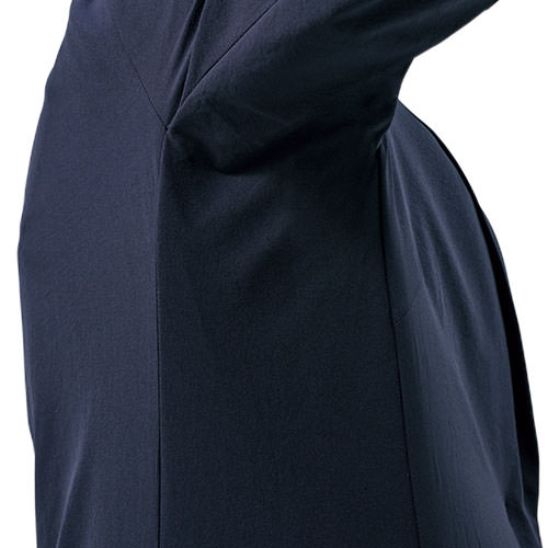 ドクターコート 長袖 MZ-0307 ミズノ MIZUNO 白衣 レディース 女性用 ストレッチ ウィメンズ 医者 女医 病院 看護師 ナース エステ 医療用 制服 ユニフォーム 名入れ おしゃれ かわいい 可愛い 動きやすい おすすめ