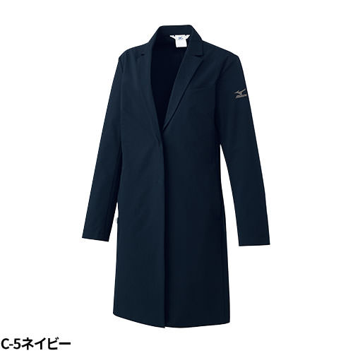 ドクターコート 長袖 MZ-0307 ミズノ MIZUNO 白衣 レディース 女性用 ストレッチ ウィメンズ 医者 女医 病院 看護師 ナース エステ 医療用 制服 ユニフォーム 名入れ おしゃれ かわいい 可愛い 動きやすい おすすめ
