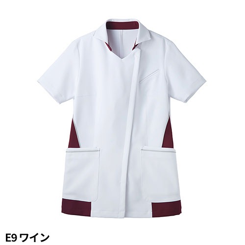 女性用ジャケット MJAL-1804-E9 ワイン ナースウェア 25-2425-03ワインS(MJAL-1804-E9)(25-2425-03-01) サーヴォ（旧サンペックスイスト） 女性用ジャケット MJAL-1804 ワイン