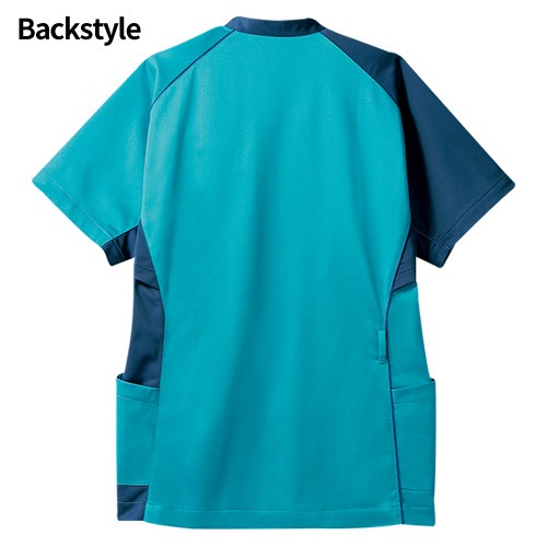 スクラブ 白衣 メンズ 男性用 住商モンブラン スクラブ メンズ 半袖 MS855-39、MS855-43、MS855-89 医療 制服 ユニフォーム 医者 医師 看護師 ナース 病院 おしゃれ かっこいい医療用 前開き ファスナー クリニック