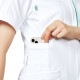 ケーシー 白衣 ジャケット MZ-0233 医療 ミズノ MIZUNO レディース 女性用 半袖 医師 医者 看護師 ナース 医療用 人気 上衣 医務衣 診察衣 ストレッチ 伸縮性 涼しい ポケット 可愛い かわいい おしゃれ おすすめ