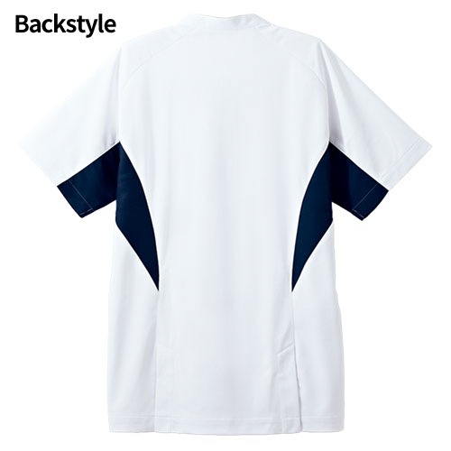 スクラブ 白衣 メンズ 男性用 住商モンブラン スクラブ メンズ 半袖 MS857-10、MS857-14、MS857-19 医療 制服 ユニフォーム 医者 医師 看護師 ナース 病院 おしゃれ かっこいい医療用 前開き ファスナー クリニック