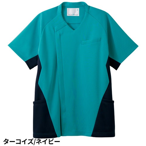 スクラブ 白衣 メンズ 男性用 住商モンブラン スクラブ メンズ 半袖 MS859-09 -39 -49 -90 医療 制服 ユニフォーム 医者 医師 看護師 ナース 病院 おしゃれ かわいい 可愛い かっこいい