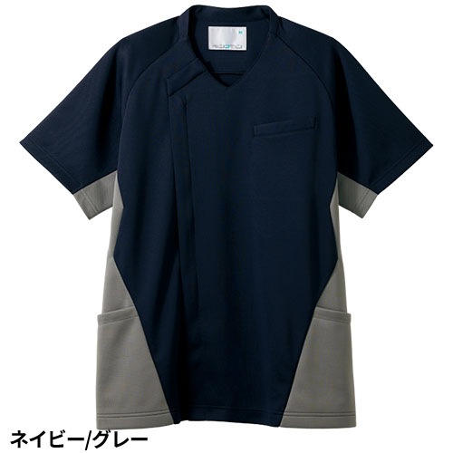 スクラブ 白衣 メンズ 男性用 住商モンブラン スクラブ メンズ 半袖 MS859-09 -39 -49 -90 医療 制服 ユニフォーム 医者 医師 看護師 ナース 病院 おしゃれ かわいい 可愛い かっこいい