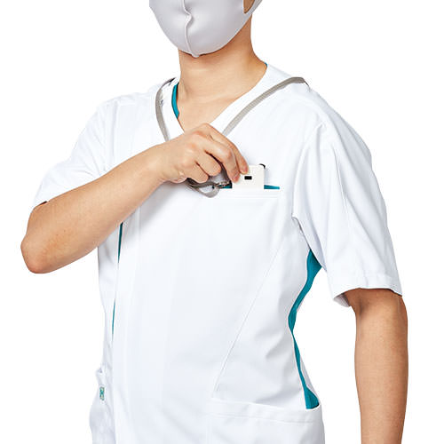 ジャケット 白衣 ケーシー MZ-0237 医療 ミズノ MIZUNO メンズ 男性用 半袖 医師 医者 看護師 ナース 医療用 人気 病院 整体 上衣 医務衣 診察衣 ストレッチ 伸縮性 動きやすい かっこいい おしゃれ おすすめ 通販