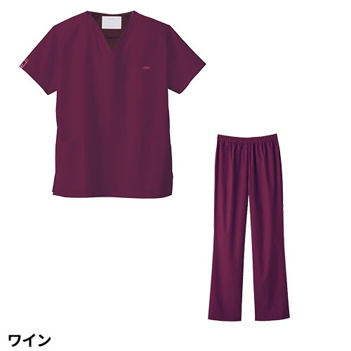 【メール便対応】白衣 上下セット(7000SC+6003SC) スクラブ パンツ PANTONE パントン FOLK ユニセックス 男女兼用 医療 医師 医者 看護師 ナース 手術衣 人気 制服 ユニフォーム 病院 介護 おしゃれ かわいい かっこいい