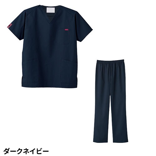 【メール便対応】白衣 上下セット(7000SC+6003SC) スクラブ パンツ PANTONE パントン FOLK ユニセックス 男女兼用 医療 医師 医者 看護師 ナース 手術衣 人気 制服 ユニフォーム 病院 介護 おしゃれ かわいい かっこいい