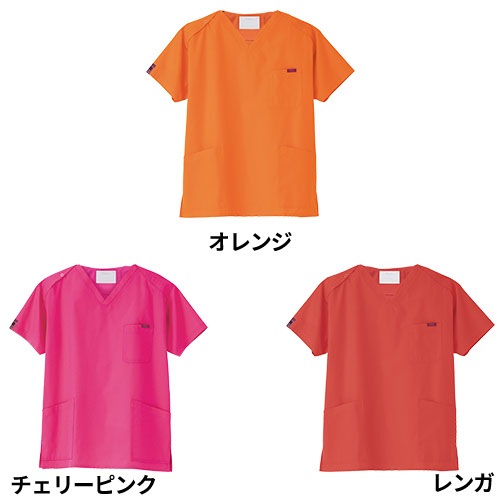 【メール便対応】白衣 上下セット(7000SC+6003SC) スクラブ パンツ PANTONE パントン FOLK ユニセックス 男女兼用 医療 医師 医者 看護師 ナース 手術衣 人気 制服 ユニフォーム 病院 介護 おしゃれ かわいい かっこいい