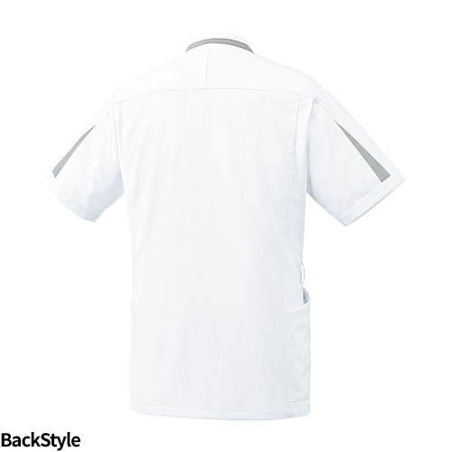 ケーシー 白衣 ジャケット MZ-0234 医療 ミズノ MIZUNO メンズ 男性用 半袖 医師 医者 看護師 ナース 医療用 病院 人気 上衣 医務衣 診察衣 ストレッチ 伸縮性 涼しい ポケット かっこいい おしゃれ おすすめ 通販