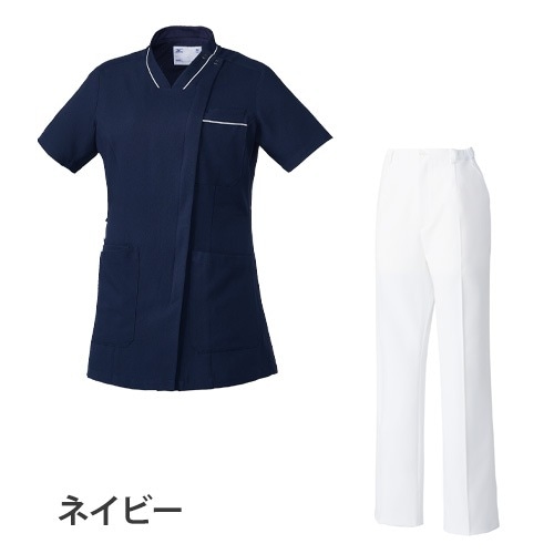 スクラブ 上下セット 白衣 白パンツ MIZUNO ミズノ レディース 女性用 医療 医師 医者 歯医者 看護師 半袖 ナース ナース服 手術衣 ストレッチ MZ-0217 MZ-0202 制服 ユニフォーム 病院 エステ 介護 おしゃれ かわいい 可愛い