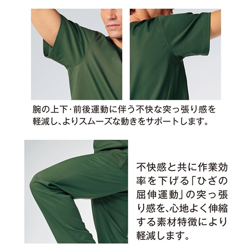 【メール便対応】白衣 上下セット(REP136+REP155) スクラブ パンツ KAZEN カゼン ユニセックス 男女兼用 医療 医師 医者 看護師 ナース 手術衣 手術着 人気 制服 ユニフォーム 病院 歯医者 介護 おしゃれ かわいい かっこいい