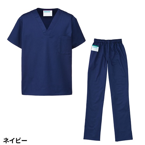 【メール便対応】白衣 上下セット(REP136+REP155) スクラブ パンツ KAZEN カゼン ユニセックス 男女兼用 医療 医師 医者 看護師 ナース 手術衣 手術着 人気 制服 ユニフォーム 病院 歯医者 介護 おしゃれ かわいい かっこいい