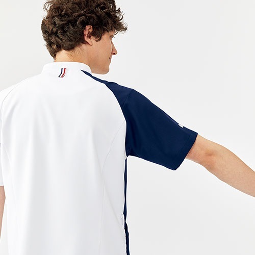 ユニセックス スクラブ 医療 白衣 UQM1543 UQM1545 男女兼用 ルコックスポルティフ ナース服 半袖 医療用 病院 看護師 医者 研修医 手術衣 手術着 速乾 ストレッチ 涼しい 病院 かっこいい 可愛い かわいい おしゃれ 動きやすい