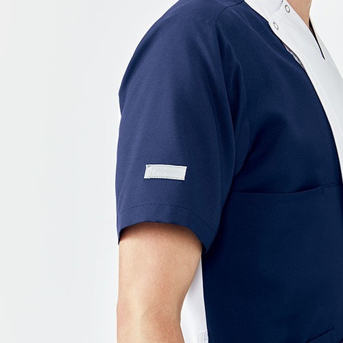 ユニセックス スクラブ 医療 白衣 UQM1543 UQM1545 男女兼用 ルコックスポルティフ ナース服 半袖 医療用 病院 看護師 医者 研修医 手術衣 手術着 速乾 ストレッチ 涼しい 病院 かっこいい 可愛い かわいい おしゃれ 動きやすい