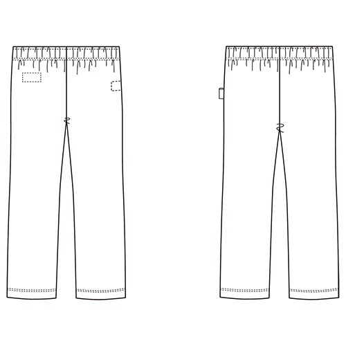 検診衣 パンツ FOLK フォーク 6018BK 病衣 入院着 患者衣 患者着 ズボン ユニセックス 男女兼用 じんべい 甚平 パジャマ 検査 検診 健康診断 入院 患者 院内着 病院 介護 総ゴム おしゃれ かわいい 可愛い かっこいい