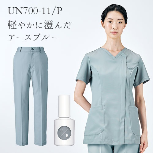 [ 特別価格 ]スクラブ 白衣 レディース 女性用 住商モンブラン uka パンツ UM700 医療 制服 ユニフォーム 看護師 ナース 病院 エステ 美容 歯医者 サロン おしゃれ かわいい 可愛い 医療用 ウカ きれい 透けにくい 動きやすい 人気 おすすめ