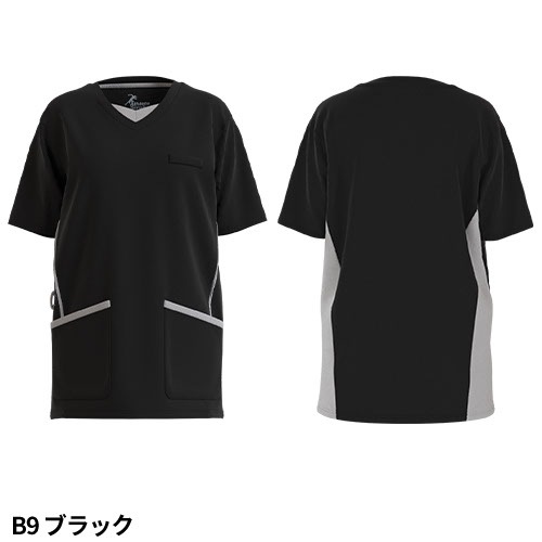 スクラブ 白衣 医療 サーヴォ Servo ユニセックス 男女兼用 アスリートスクラブ ニットスクラブ 半袖 MSCU-2201 MSCU-2301 医師 看護師 ナース 医療用 人気 手術衣 オペ着 制服 ユニフォーム 涼しい ストレッチ 病院 かっこいい 可愛い かわいい 動きやすい
