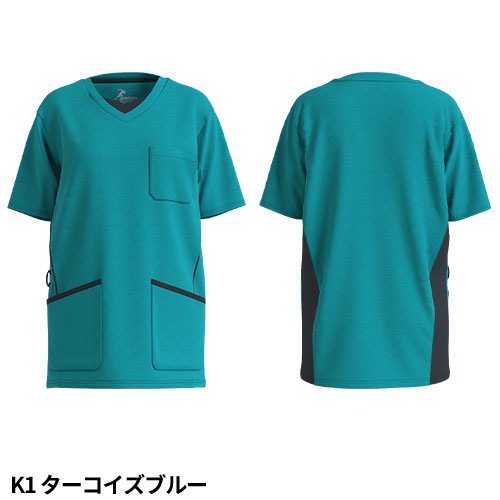 スクラブ 白衣 医療 サーヴォ Servo ユニセックス 男女兼用 アスリートスクラブ ニットスクラブ 半袖 MSCU-2201 MSCU-2301 医師 看護師 ナース 医療用 人気 手術衣 オペ着 制服 ユニフォーム 涼しい ストレッチ 病院 かっこいい 可愛い かわいい 動きやすい
