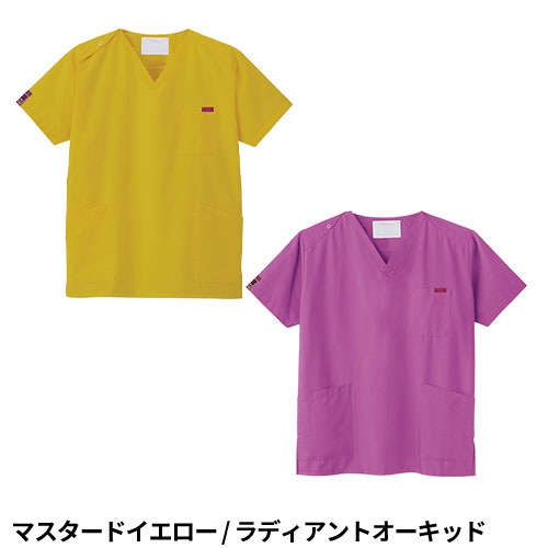 スクラブ 白衣 医療 PANTONE パントン ユニセックス 男女兼用 半袖 7000SC FOLK 医者 看護師 ナース ナース服 研修医 医療用 人気 制服 ユニフォーム シンプル ポケット 病院 介護 可愛い かわいい かっこいい おしゃれ 動きやすい