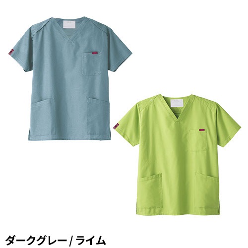 スクラブ 白衣 医療 PANTONE パントン ユニセックス 男女兼用 半袖 7000SC FOLK 医者 看護師 ナース ナース服 研修医 医療用 人気 制服 ユニフォーム シンプル ポケット 病院 介護 可愛い かわいい かっこいい おしゃれ 動きやすい