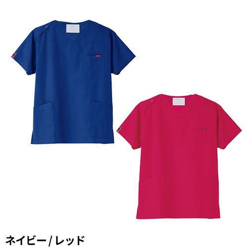 スクラブ 白衣 医療 PANTONE パントン ユニセックス 男女兼用 半袖 7000SC FOLK 医者 看護師 ナース ナース服 研修医 医療用 人気 制服 ユニフォーム シンプル ポケット 病院 介護 可愛い かわいい かっこいい おしゃれ 動きやすい