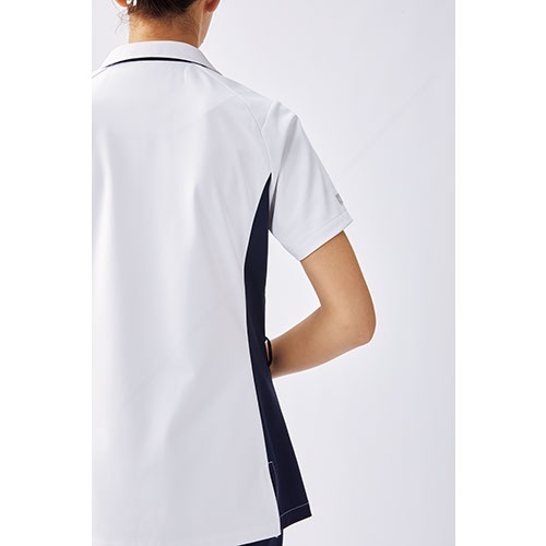 ケーシー 白衣 ジャケット レディース 女性用 ルコックスポルティフ le coq sportif レディースジャケット UQW1064 医療 制服 ユニフォーム 医者 医師 看護師 ナース 病院 横掛 おしゃれ かわいい 可愛い 動きやすい生地・縫製もしっかりで着心地がいい 医療用 上衣 医務衣 