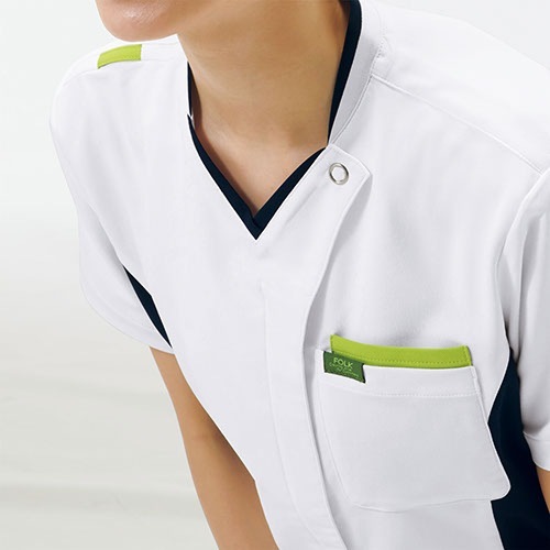 スクラブ 白衣 メンズ レディース 男女兼用 ユニセックス FOLK フォーク 男女兼用スクラブ 7108SC 医療 制服 ユニフォーム 医者 医師 看護師 ナース 病院 おしゃれ かわいい 可愛い かっこいい医療用 手術衣 オペ着 クリニック