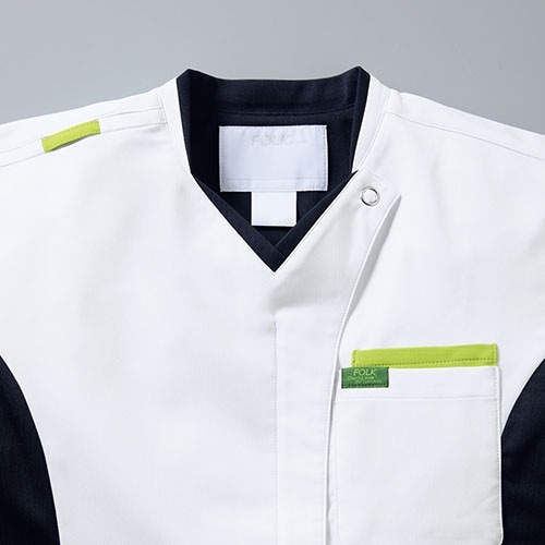 スクラブ 白衣 メンズ レディース 男女兼用 ユニセックス FOLK フォーク 男女兼用スクラブ 7108SC 医療 制服 ユニフォーム 医者 医師 看護師 ナース 病院 おしゃれ かわいい 可愛い かっこいい医療用 手術衣 オペ着 クリニック