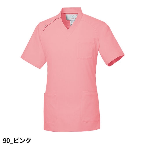 介護看護白衣スクラブピンク Vネック シャツ Mサイズ 介護看護白衣スクラブピンク Vネック シャツ Mサイズ レディース:V