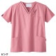 スクラブ 白衣 医療 PANTONE パントン ユニセックス 男女兼用 半袖 7003SC FOLK 医者 看護師 ナース ナース服 研修医 医療用 人気 制服 ユニフォーム シンプル ポケット 多い 病院 介護 可愛い かわいい かっこいい おしゃれ 動きやすい