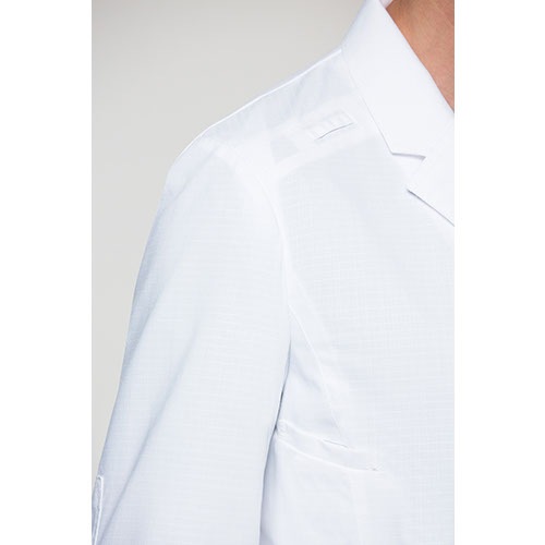 ドクターコート 白衣 1537PR メンズシングルコート ディッキーズ Dickies FOLK メンズ 男性用 長袖 ロング丈 医師 病院 薬剤師 薬局 医療用 制服 ユニフォーム 襟 ポケット 名入れ おしゃれ かっこいい おすすめ